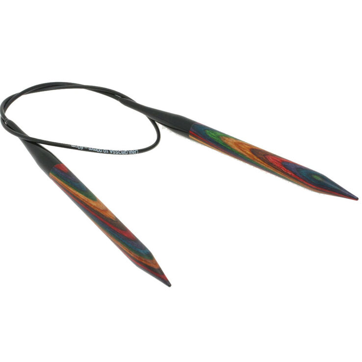 Lana Grossa Igła okrągła Design-Holz Color St. 10,0/60cm