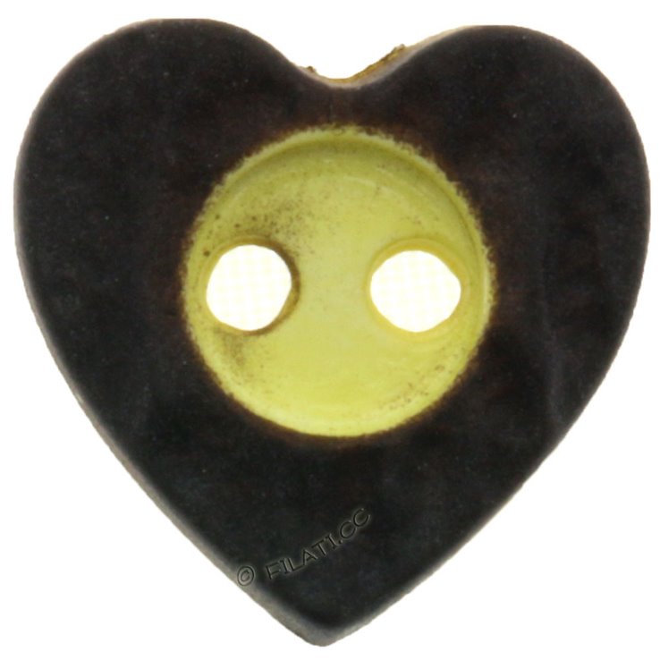 UNION KNOPF 31492/16mm | 20-ciemny brąz/żółty