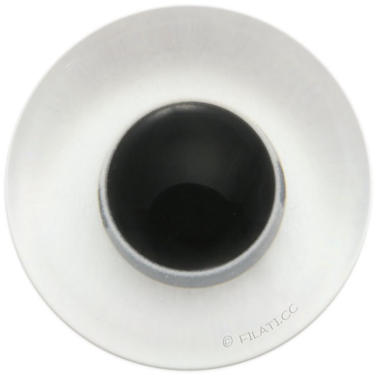 UNION KNOPF 45462/18mm | 10-Przezroczysty/czarny
