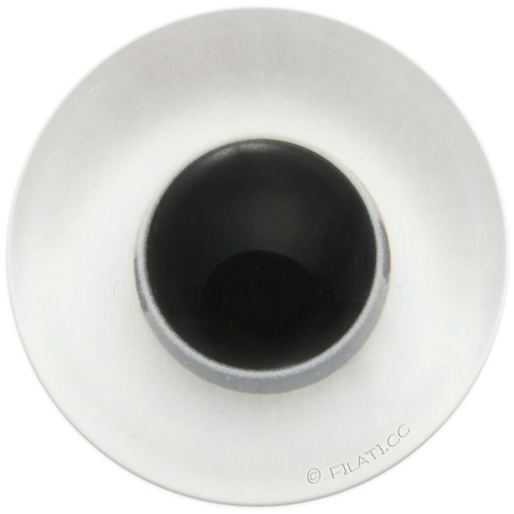 UNION KNOPF 45462/23mm | 10-Przezroczysty/czarny