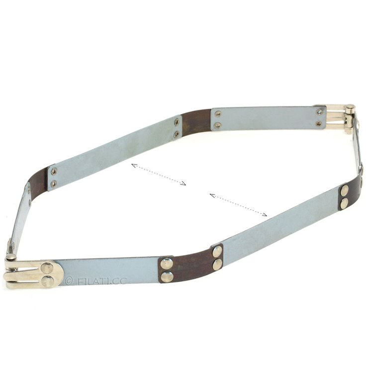 Zamek zatrzaskowy 615244 | 244-srebro