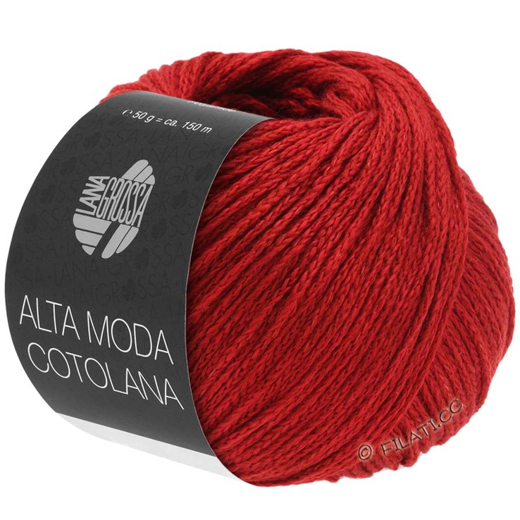 Lana Grossa ALTA MODA COTOLANA | 05-czerwone wino