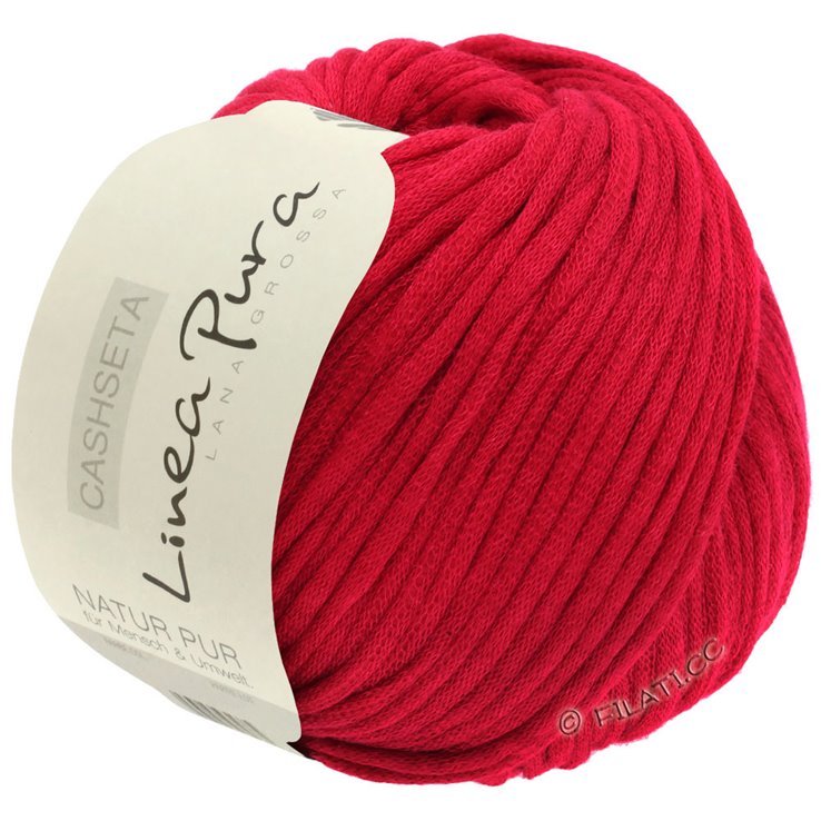 Lana Grossa CASHSETA (Linea Pura) | 15-czerwony