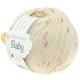 Lana Grossa COOL WOOL Baby Uni/Print 50g | 353-surowa biel/liliowy/róża/jagoda