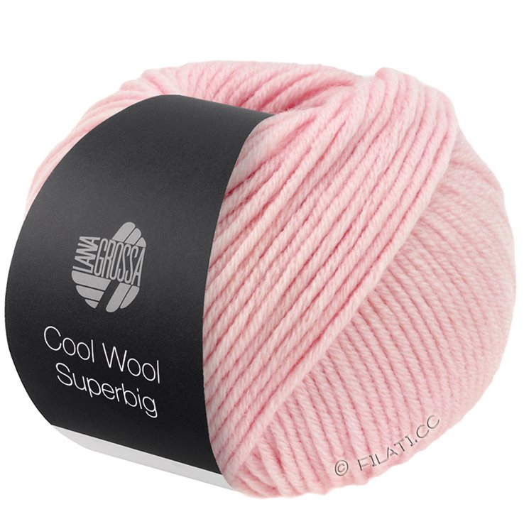 Lana Grossa COOL WOOL Superbig | 01-róża