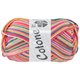Lana Grossa COTONE Print/Spray/Mouliné | 356-Pomarańczowy/różowy/fioletowy/morska zieleń/miękki zielony