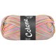 Lana Grossa COTONE Print/Spray/Mouliné | 365-brzoskwinia/rosé/lodowy błękit/jasnozielony
