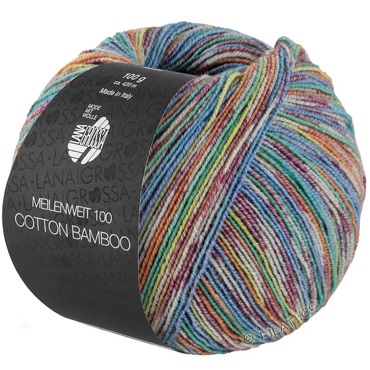 Lana Grossa MEILENWEIT 100g Cotton Bamboo Sole Mix | 6412-