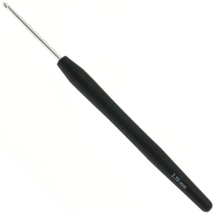 Lana Grossa Szydełko do wełny z miękkim uchwytem (aluminiowe) szt. 2,5